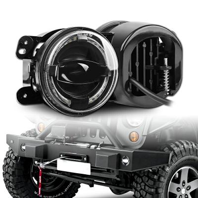 China 4 Inch Aluminum Offroad Car Led Fog Light For Wrangler JK 2007-2017 Round 30W Driving Lamp for sale