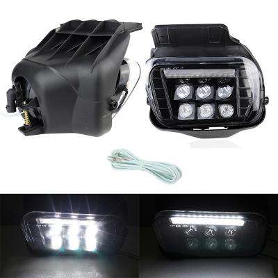 China ABS Plastic Kits For Chevrolet Silverado Models All Led Fog Lights 2003 2004 2005 Through 2006 Front Bumper Driving Lamps DRL for sale