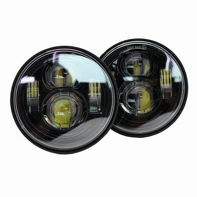 China 4.65 Inch Motorcycle LED Hi-Low Dual Twin Headlight Beam For Bob FXDF 08-16 Motorcycle Universal Fat for sale