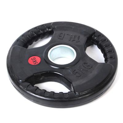 China Weight Lfiting Efficiently Load And Unload 2 Inch Bumper Plate Barbell Plates Steel Rubber Weightlifting for sale