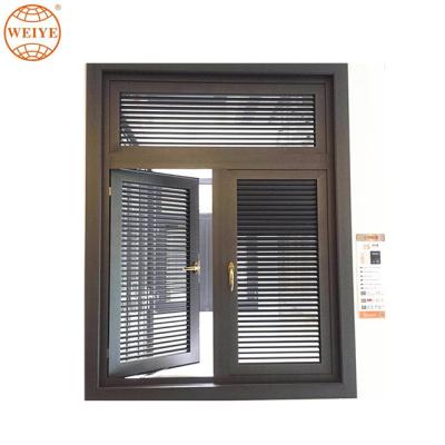 China Hotel Hot Selling 35 Series Aluminum Canopy Windows In Aluminum Profile for sale