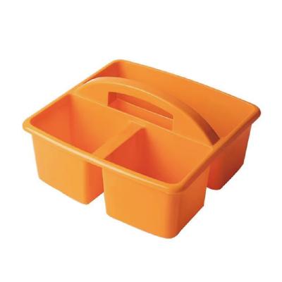 China Plastic Viable Storage Caddies Trash Cans With Handle Desktop Organization For Preschool Kindergarten Back To School for sale