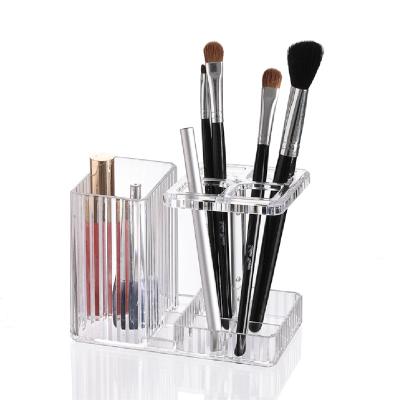 China Wave Light Series Sustainable Storage Holder, Transparent PS Makeup Organizer Case, Multiple Occasions Available for sale