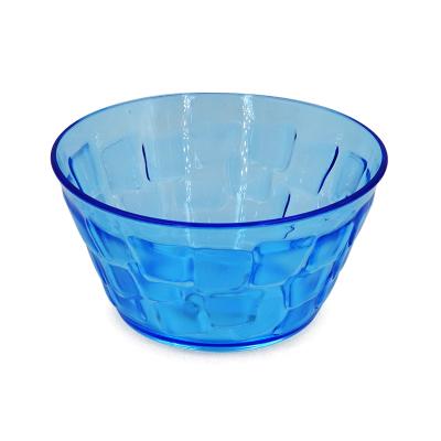 China Stocked Round Plastic Serving Bowls Party Or Salad Bowl Tall Snacks For Party Neon Colors for sale