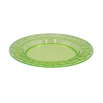 China Wholesale Hard New Product Household Reusable Food Tray Stocked Plastic Fruit PS Dish for sale