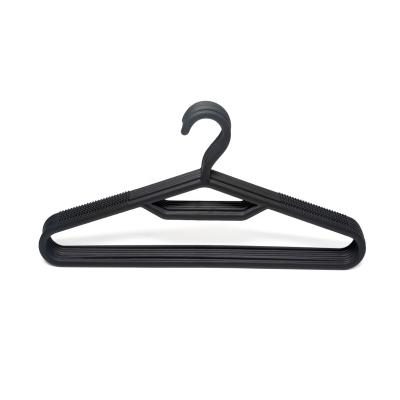 China New Trending CLASSIC Black Plastic Kids Adult Hanger For Clothes Organizer for sale