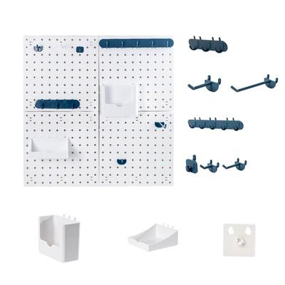 China Creative home pegboard stocked European style decoration peg board wall mounting display board for kitchen for sale