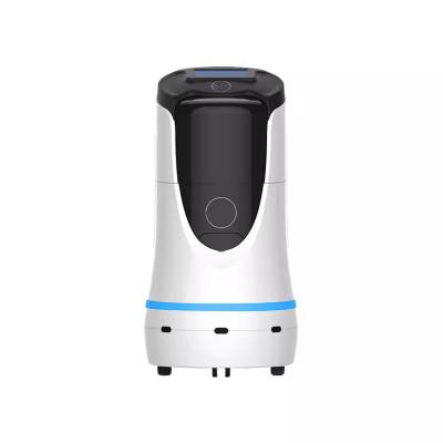 China Autonomous Navigation Intelligent Autonomous Robot Auto Return Food Delivery Robot for Restaurant, Hotel and Commercial LED Robot for sale