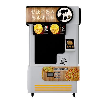 China Hotel Subway Station Shopping Mall Fully Automated Vending Machine Pizza and Fried Chicken Hot Food Outdoor Vending Machine for sale