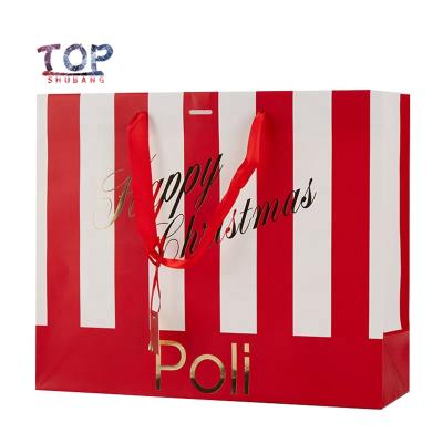 China Business& Custom shopping paper shopping bag with logo, fabric shopping bags with handle, gift packaging bag for sale