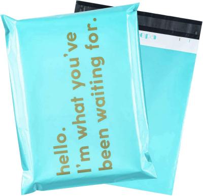 China Fashion 100Pcs/Lot Poly Bag Custom Express Delivery Self-Seal Packaging Mailers Logo Poly Mailer Bag Self-Seal Mailing Bags for sale