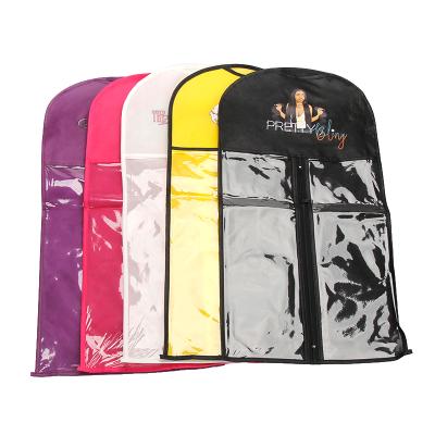 China PVC & Custom Logo Wig Hanger Hair Packaging Nonwoven Bags Hanger Set, Hair Extension Storage Bag With Hanger for sale