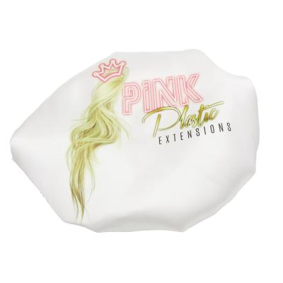 China Luxury Custom LOGO Satin Hair Extensions Wigs Protect Sleep Hood Cap for sale