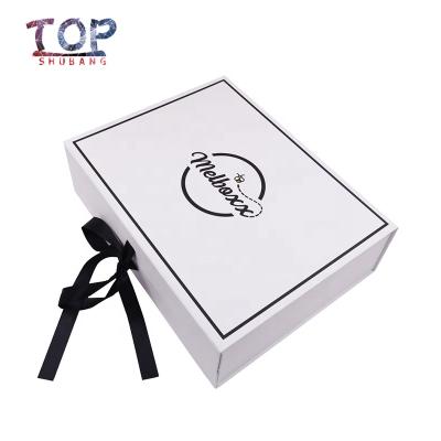 China Christmas 20pcs Paper Gift Box Wedding Candy Cookie Tissue Recyclable T-shirt Hair Scarf Packaging Boxes With Ribbons for sale