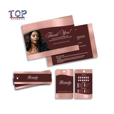 China 100Pcs Logo Sticker Set Luxury Custom Paper Business Card Printing Greeting Cards For Christmas Diy Thank You Card for sale