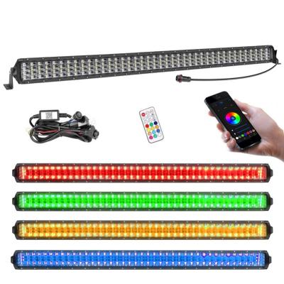 China 40 inch Nova Auto Music App Control 16 million colors white and RGB led light bar 40 inch for sale