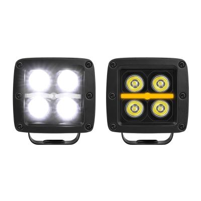 China DRL 20W 10-30V Amber Spot High Lumen Led Pod Lights 3 Inch for sale