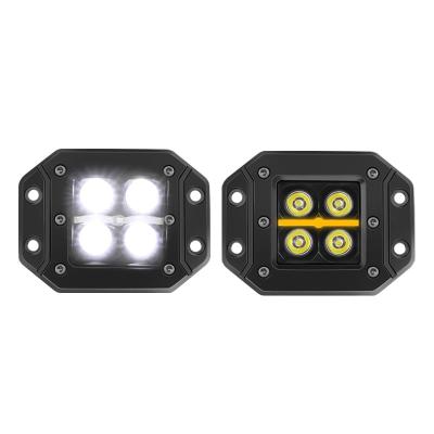 China With Daytime Running Lights With DRL 20W Auto Repair Trailer Amber Roof Mount Led Pod Lights for sale