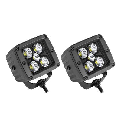 China Black Panel Design 2 Piece Per Box 50W Flood Spot Beam Pattern 12D 4Wd 12V Led Work Light for sale