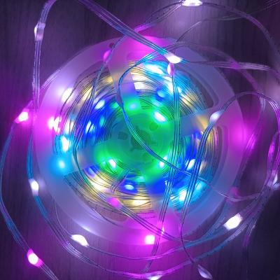 China Garden Holiday Decoration Lighting USB 5v Color Copper Wire Mini Copper Wire Dream Strip Led String for sale