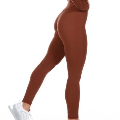 China New Sports Fitness Workout Waist Tiktok Gym Tiktok Gym New Solid Color Antibacterial Lift Up Butt Crack! crack! Women's Lifting Pantyhose Yoga Leggings for sale