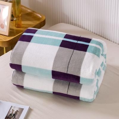 China Factory Supply Antistatic Premium Heavy Blanket Weighted Flannel Elderly Students Blanket Custom Made Adult Children Polyester Blanket for sale