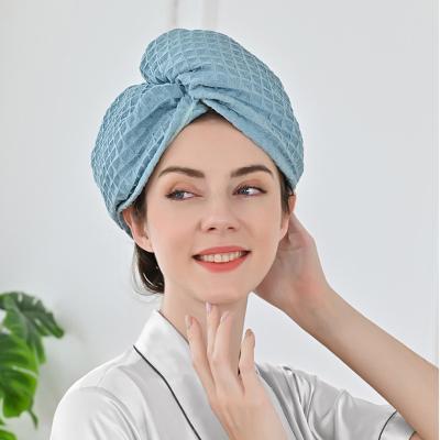 China Wholesale QUICK DRY Microfiber Hair Turban Towel Microfiber Hair Towel Wrap For Salon for sale