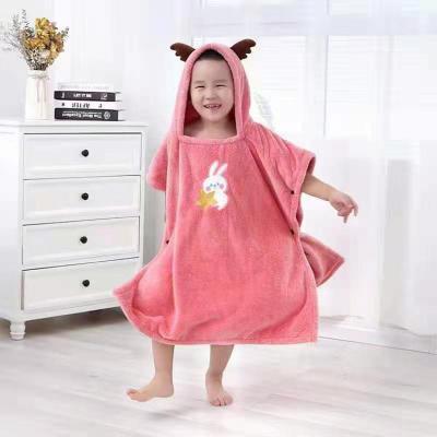 China Good Quality Sustainable Various Children's Antler Coat Kids Toweling Set Kids Towels Bath for sale