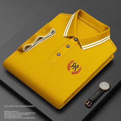 China Summer 100% Cotton Polo Collar Short Sleeve Cotton Business Printed Embroidery Logo Polo Shirt Factory Customized Wholesale for sale