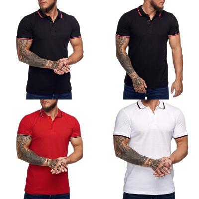 China 2023 Summer Custom Crop Cotton Anti-Wrinkle T-shirt Pure Polo Work Wear Custom Short Sleeve Polo Shirt Pattern Wholesale for sale