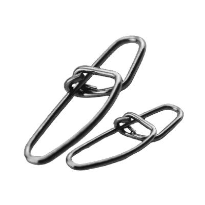 China High Quality Stainless Steel Plating Color Insurance Double Buckle Fishing Snap Fishing Tackle for sale