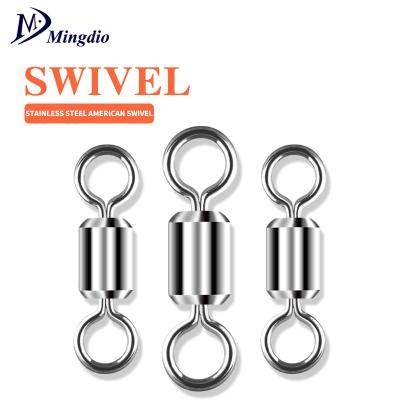 China American American Stainless Steel Swivel Fishing Swivel Connector Fishing Tackle Bearing Accessories for sale