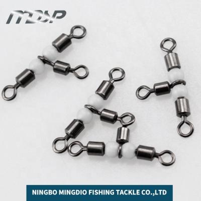 China Luminous Pearl Beads Rolling Fishing Swivel With Luminous Pearl Beads Chinese Fishing Tackle for sale