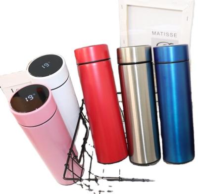 China 500ml Disposable Electric Smart Reusable Large Temperature Display Water Bottle Vacuum Custom Food Insulated Sublimation Sustainable Sports for sale