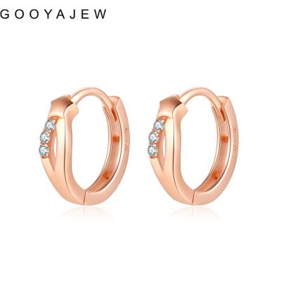 China GOOYAJEW CLASSIC 18K Gold Stud Earrings (About 1.1g) Really Real AU750 Rose Gold Star Earring For Women 2022 New Fine Jewelry 202118 for sale