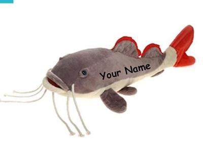 China Custom Plush Tail Catfish Sea Animal Plush Goldfish Stuffed Toy for sale