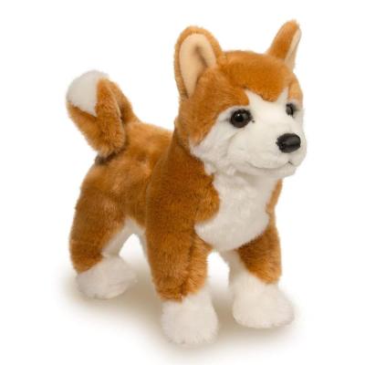 China Deco Simulation Plush Shiba Inu Dog Toys Home Plush Toy Husky Dog Toys for sale