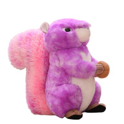 China Plush OEM Giant Purple Squirrel Plush Toys for sale