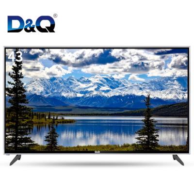 China Cheap Price Hotel TV D&Q China Smart Android 43 Inch TV System Television Support Multimedia Led TV 43 Inch for sale