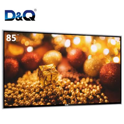 China Hotel china tv 85 inch 4k high definition digital televisions large screen smart uhd led television lcd android tv for sale