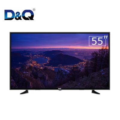 China Hotel TV DQ TV-Maker True 4K UHD Led Smart TV Set Television With Android&wifi Tempered Glass for sale