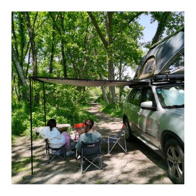 China Camouflage/Field Game Tent 4x4 2.5X3M Portable Side Retractable Car Roof Side Tent for sale