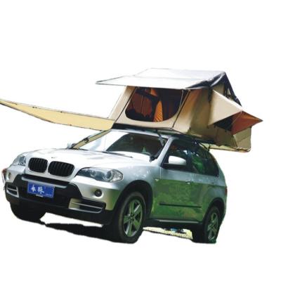 China Extended Type Manual Top Tent 2 or 3 Persons Soft Top Folding Roof Car Tent Outdoor Camping Equipment for sale