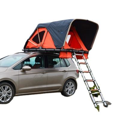 China Soft Top Folding Manual Extended Type With Cornice Car Roof Top Tent 2 People Tent Outdoor Camping Equipment for sale