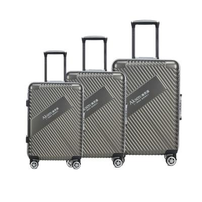 China Hard Aluminum Frame Lock Suitcases 20/24/28 Inch Universal PC TSA Wheel Set 3pcs Travel Luggage Sets for sale