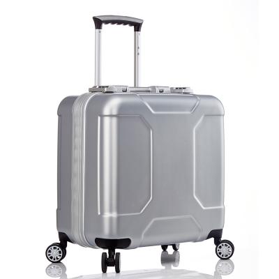 China PC+ABS 2022 Sports Folders Case Portable Hard Shell Silver Universal Small Business Sports Trolley Case for sale