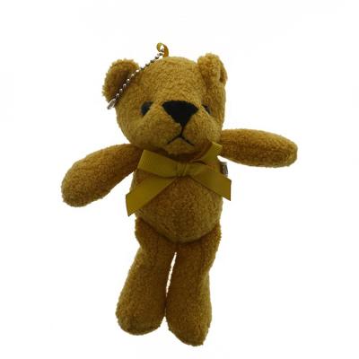 China Wholesale New Mini Plush Teddy Bear Plush Toy For Gifts Hanging Stuffed Key Chains For Souvenir for sale