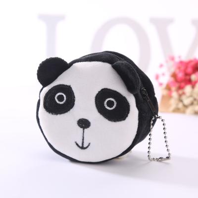 China Fashion Cartoon Fruit Plush Design Plush Bag Cute Animal Pendant Soft Mini Lovely Panda Plush Wallet Coin Purse Soft Custom Coin Purse for sale