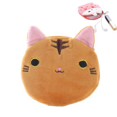 China Fashion Design Plush Purse Design Soft Cute Animal Key Bag Lovely Mini Plush Coin Purse Cartoon Plush Wallet Custom Key Pendant Coin Bag for sale