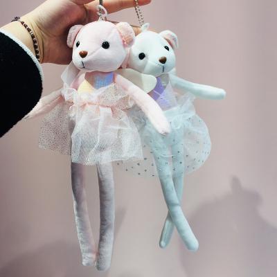 China Wholesale High Quality Comfortable Plush Toy Factory Customized Long Legged Animal Pendant Can Be Customized Key Chain for sale